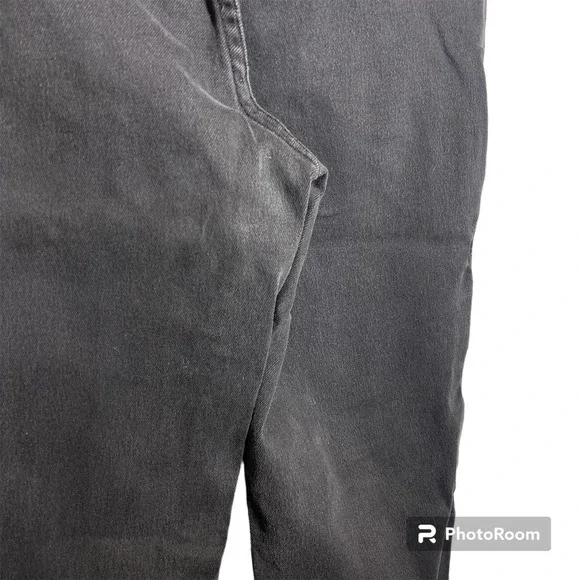 Vintage Lawman Cut Out Sides Studded Slim Fit Western Jeans Black VTG Size 7 - Picture 11 of 11